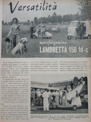 Motofurgoncino Lambretta 150
